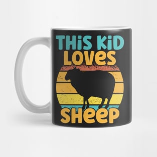 Kids This Kid Loves Sheep - Sheep lover graphic Mug